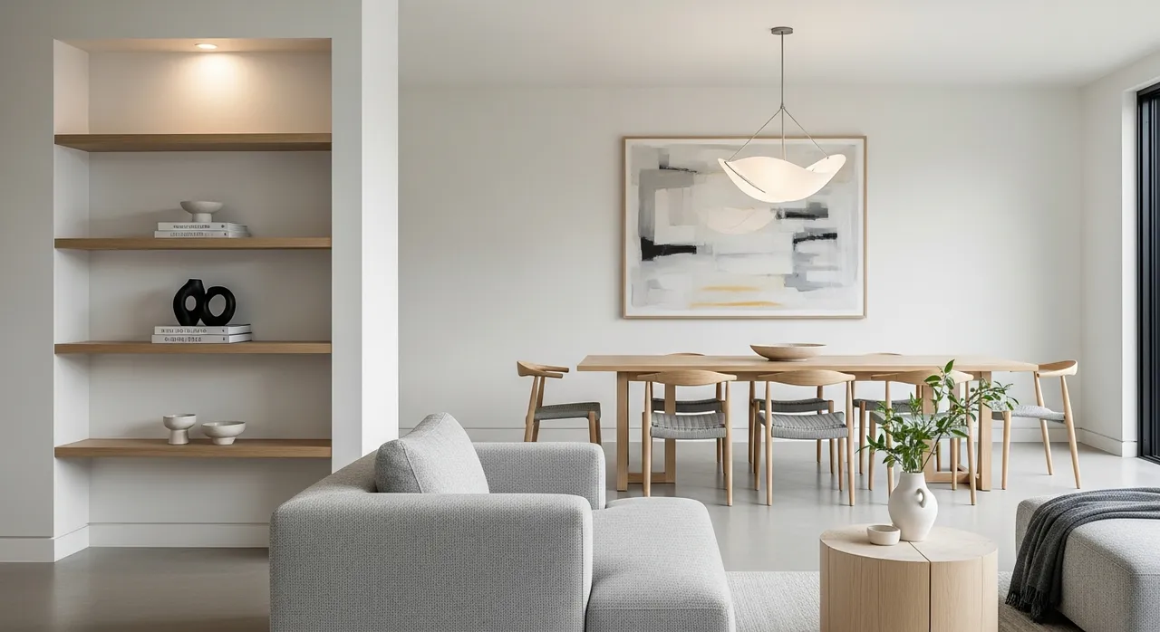 Clean living room